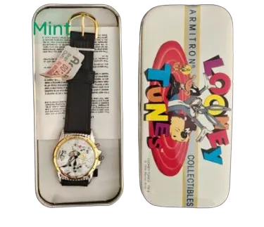 Armitron Looney Tunes collector watch with white dial